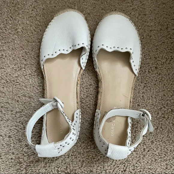 Marc Fisher Studded Ankle Strap Espadrilles Sandal-SZ 8.5 - Picture 7 of 16
